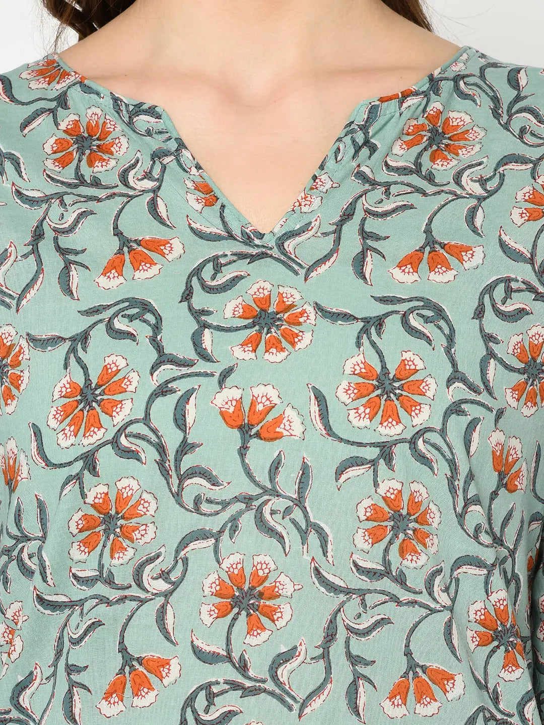 Block printed Night suit Set | Shorts and Top | Aram SOW