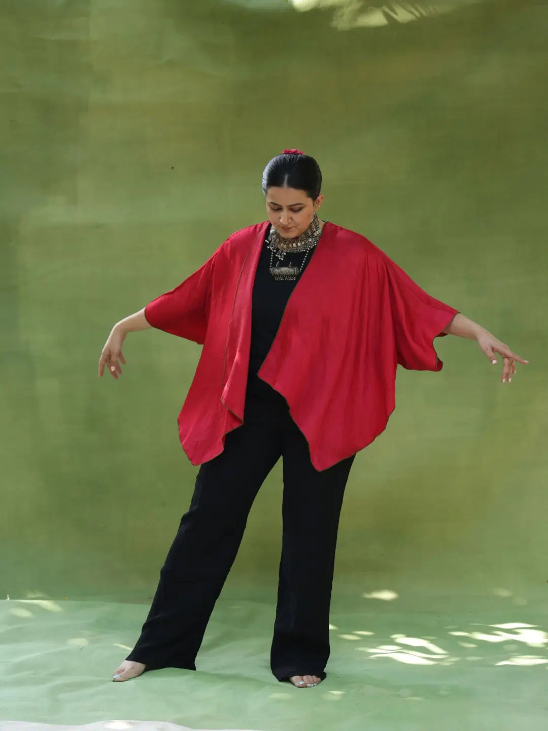 Festive Jacket | Flaming Red SOW stories our way