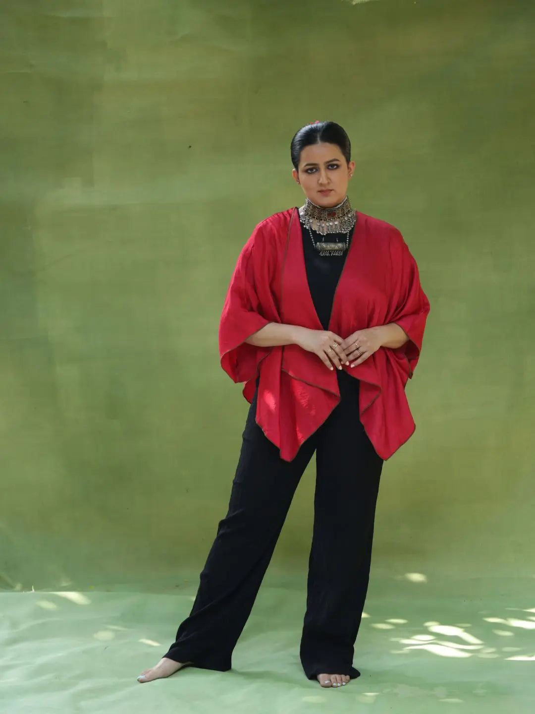 Festive Jacket | Flaming Red SOW stories our way
