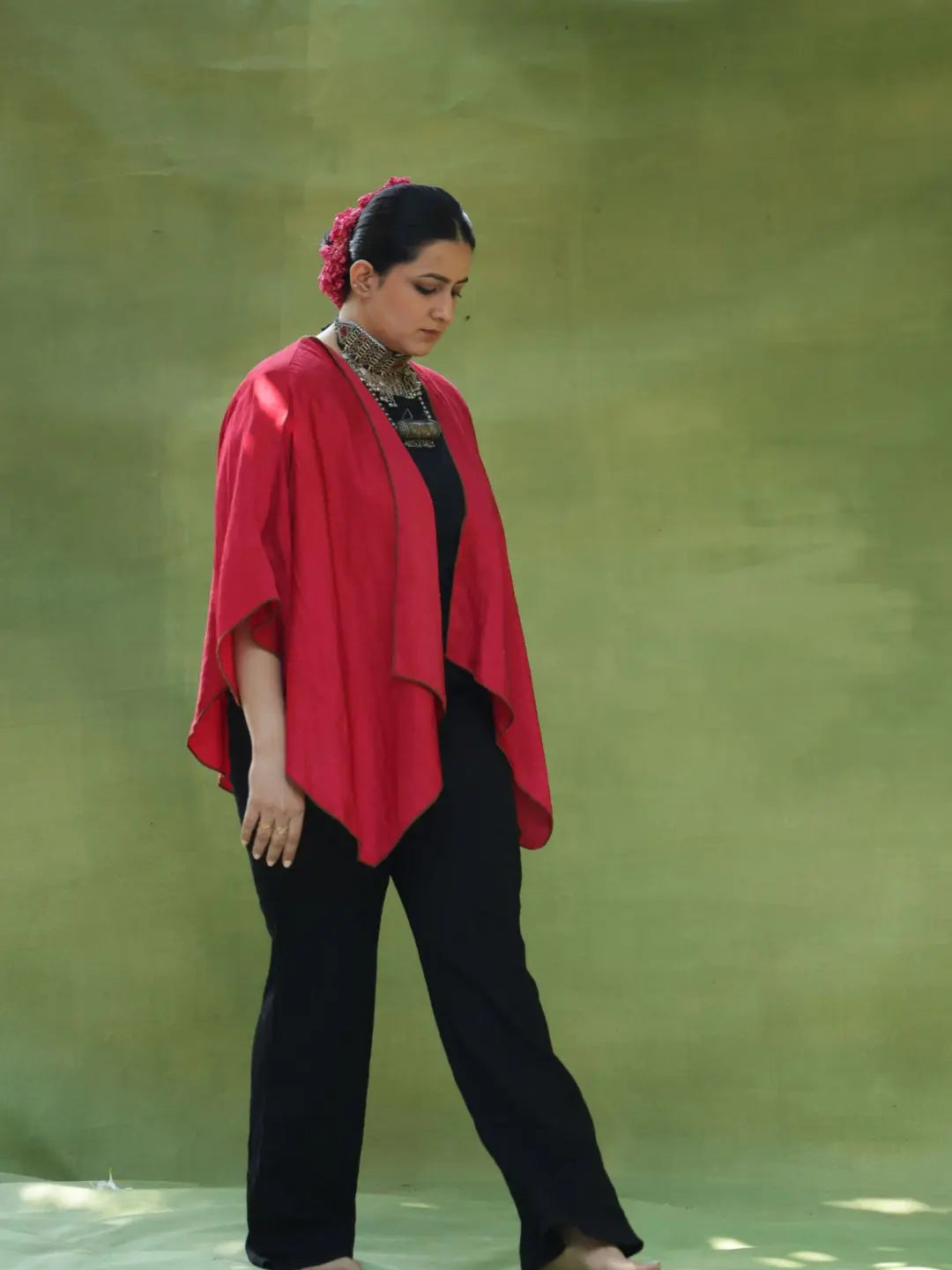 Festive Jacket | Flaming Red SOW stories our way