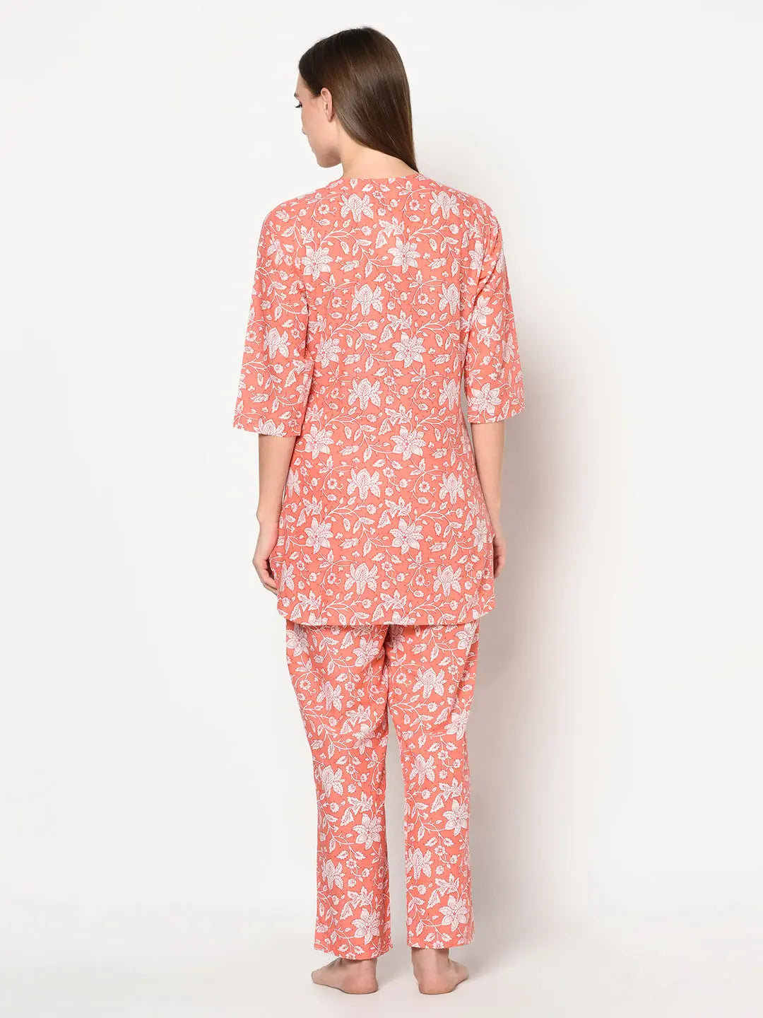 Nightsuit Set | Coral | Kathy SOW