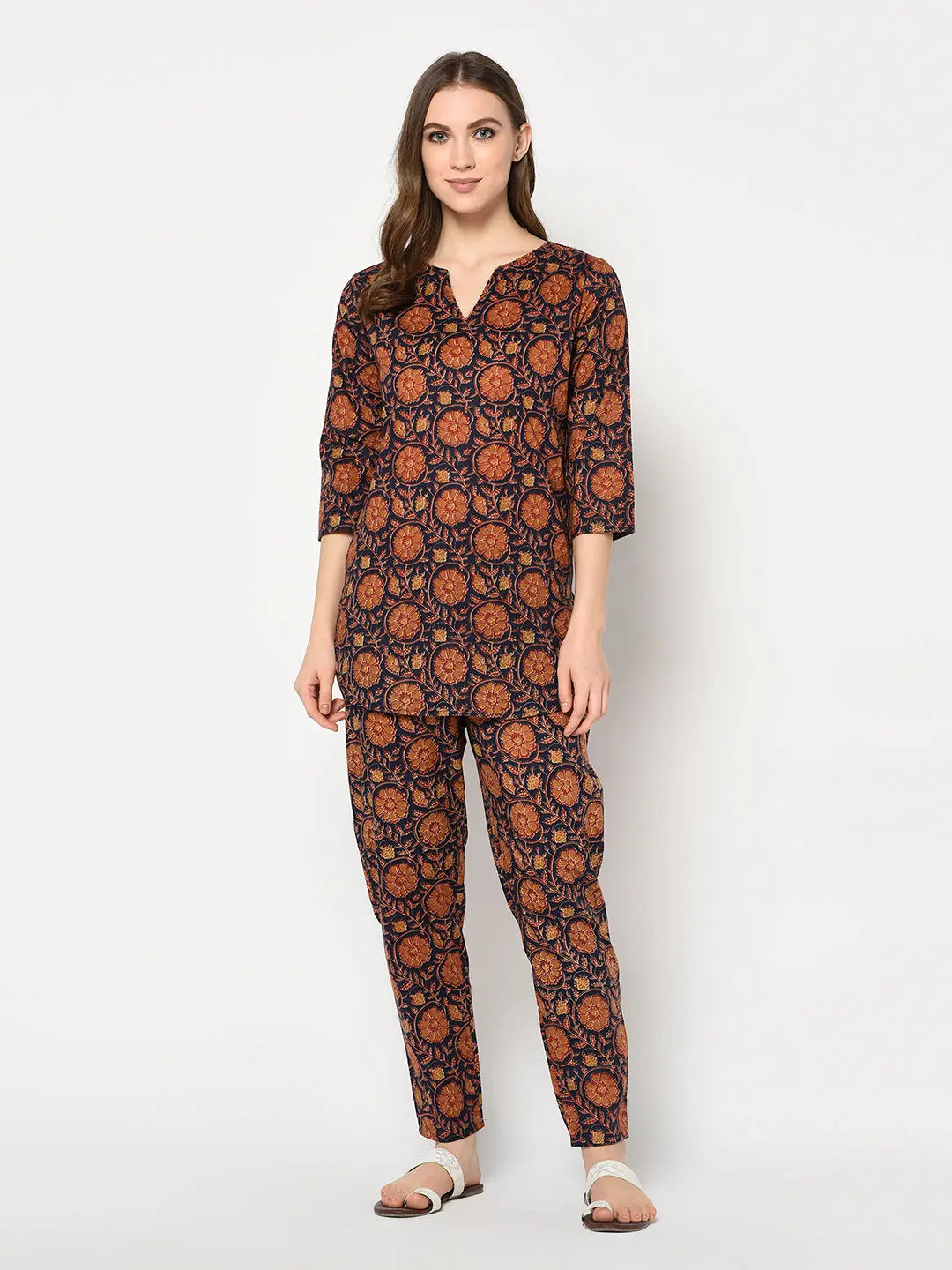 Nightsuit Set | Hand block | Ketki SOW