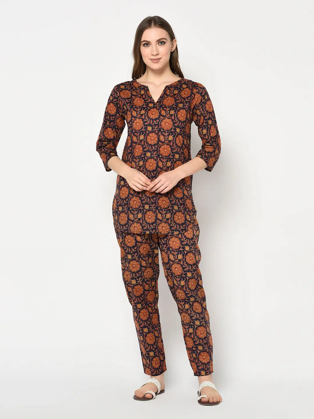 Nightsuit Set | Hand block | Ketki SOW