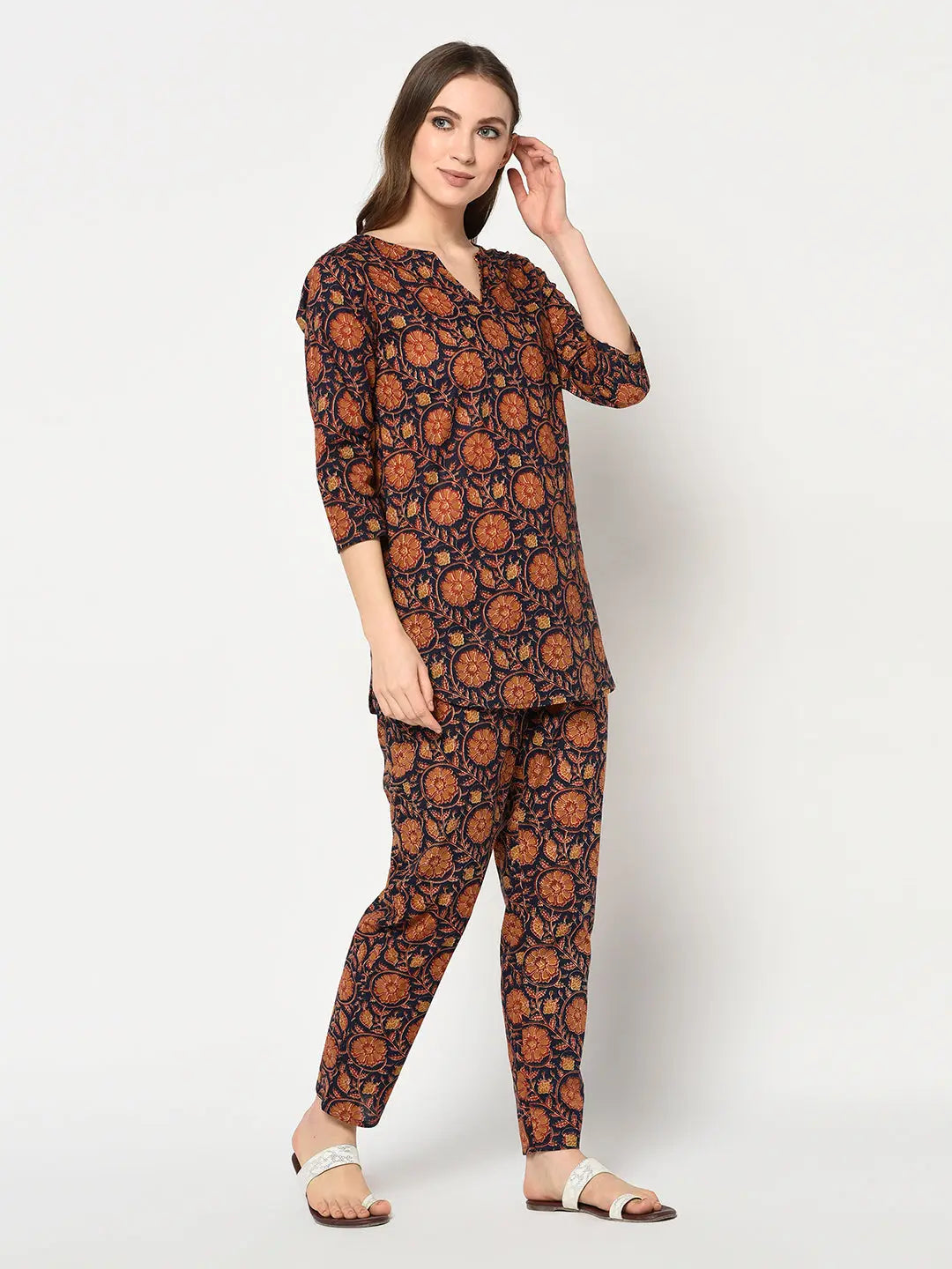 Nightsuit Set | Hand block | Ketki SOW