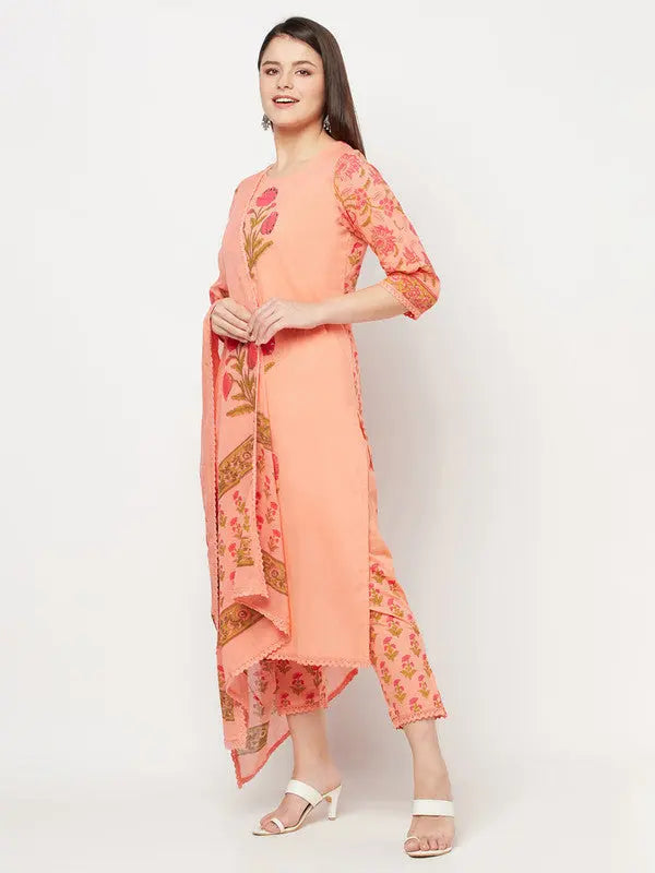 Pure Cotton Kurta Set with Dupatta SOW