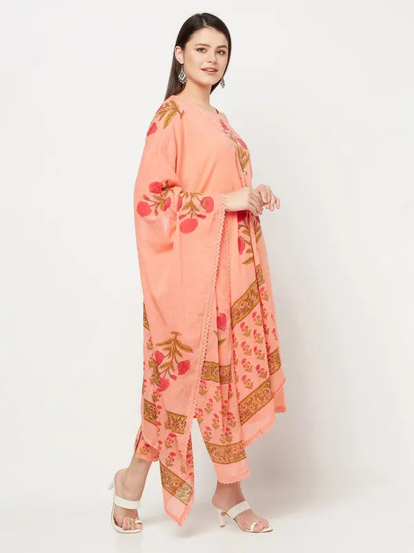 Pure Cotton Kurta Set with Dupatta SOW