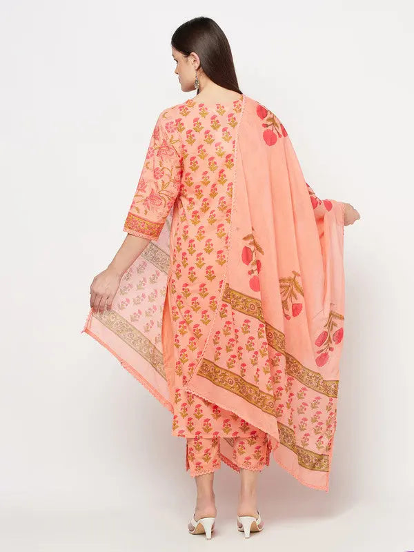Pure Cotton Kurta Set with Dupatta SOW