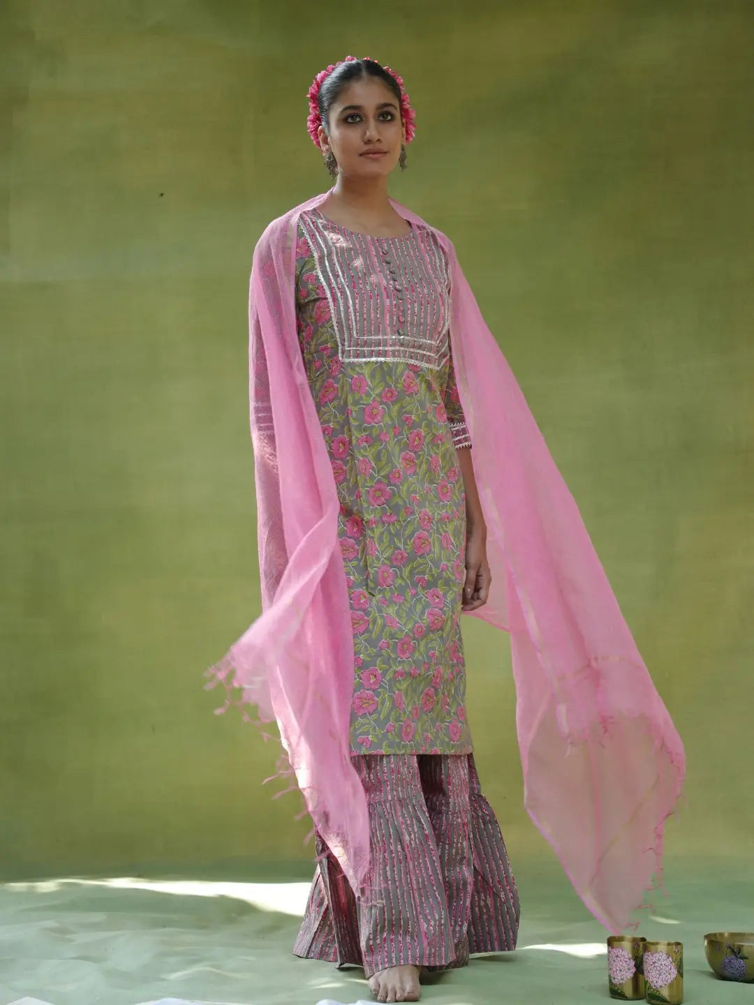 Bhavika Kurta Set | 3pcs SOW