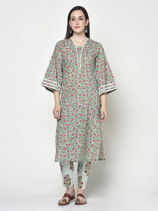 Pure Cotton Pakistani Kurta set | Pakiza SOW